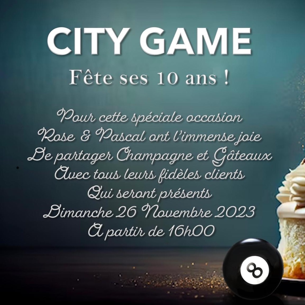 Anniversaire City Game