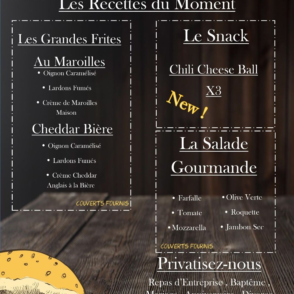 Nouveaux Menus Chez Richet