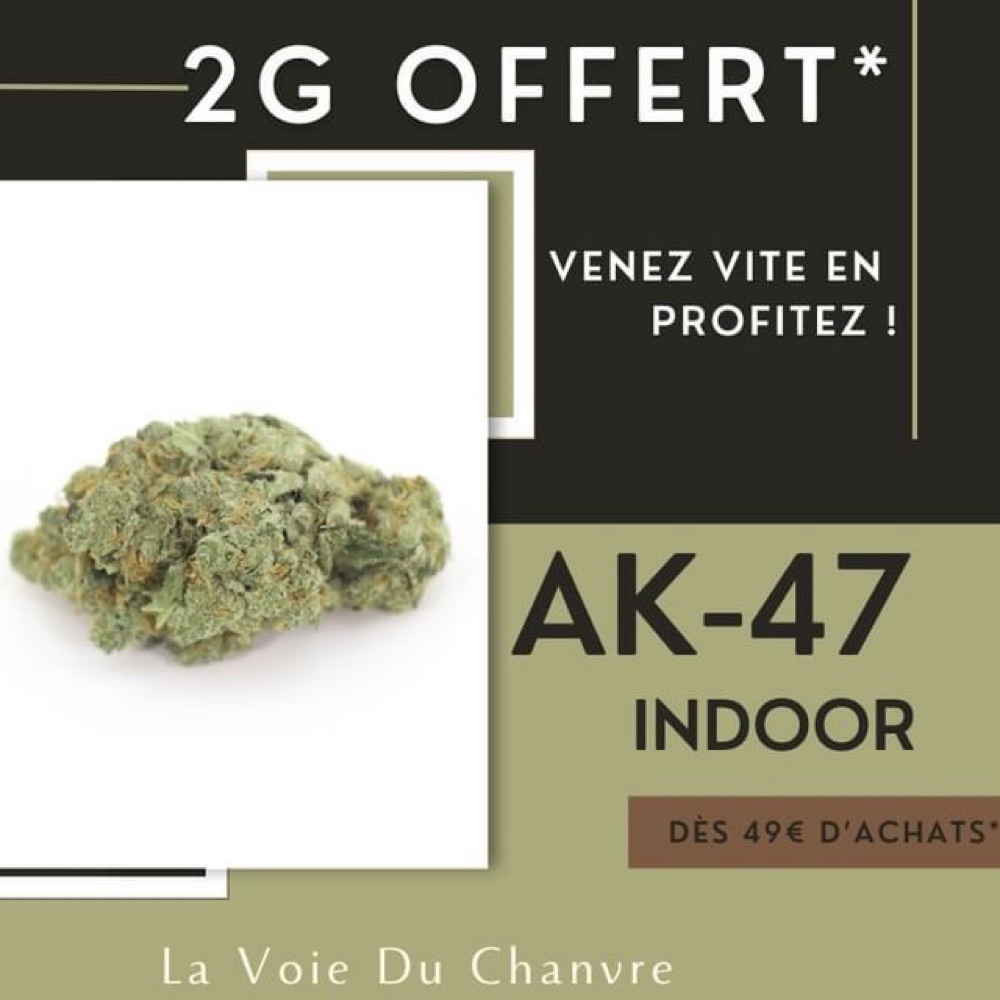 2G Offert Ak-47 Indoor Dès 49€ D’achat !