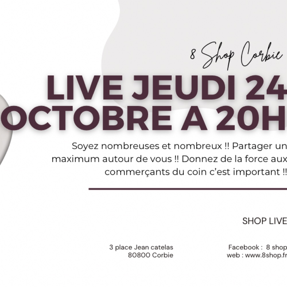 8 Shop Live Ce Soir 