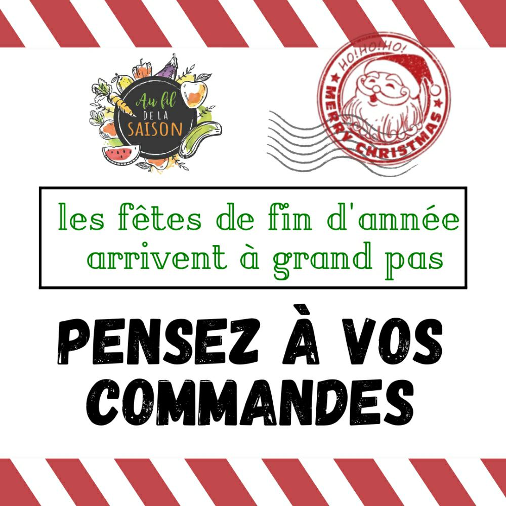 Commandes Pour Les Fêtes De Fin D'année 